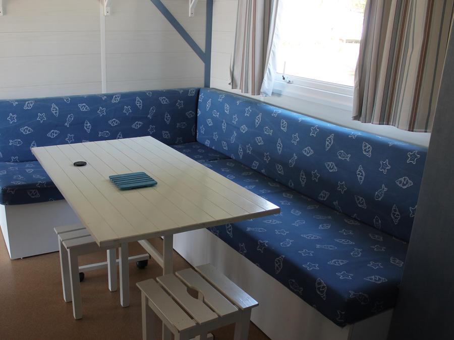 Mobilhome 4 personnes - MH2 20 m² pas de terrasse (lits: 1 gd + 2 pts côte à côte) 1