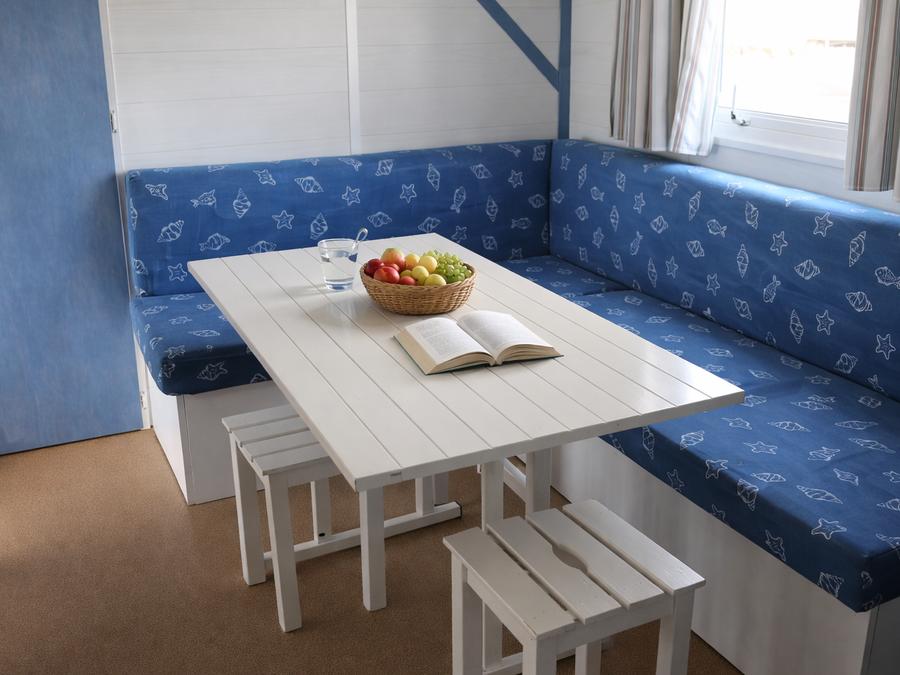 Mobilhome 4 personnes - MH2 20 m² pas de terrasse (lits: 1 gd + 2 pts côte à côte) 7