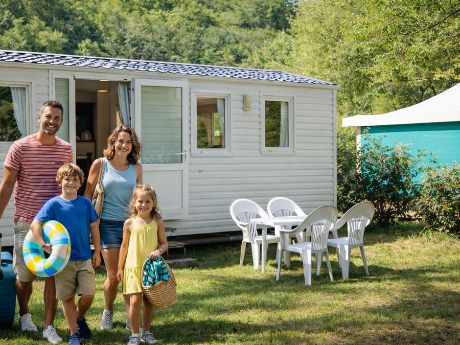 Mobilhome 4 personnes - MH2 20 m² pas de terrasse - (lits: 1gd + 2 pts superposés) 6