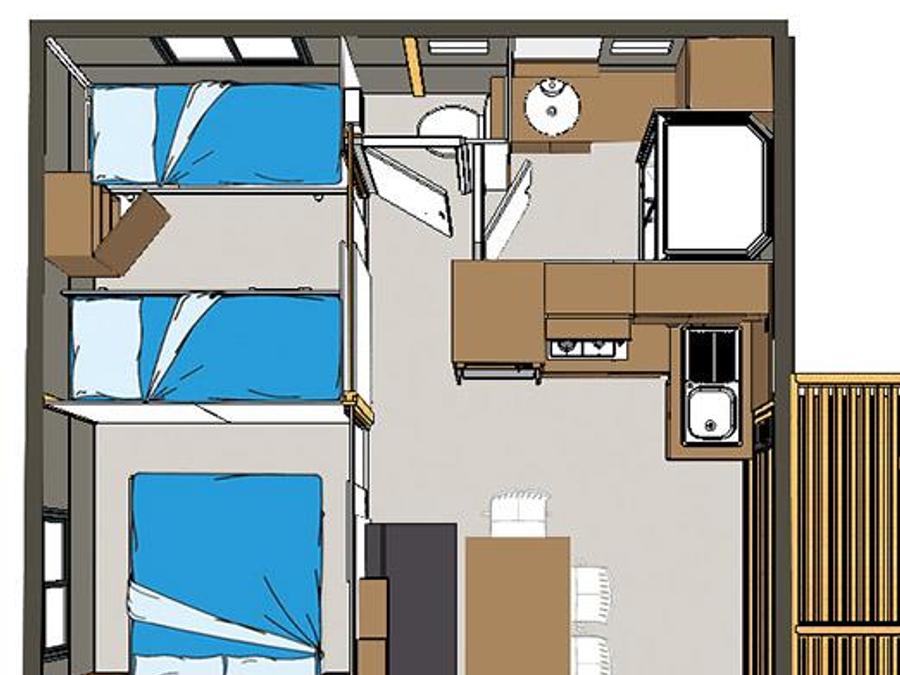 Chalet 5 personnes - ANIS grand luxe 6