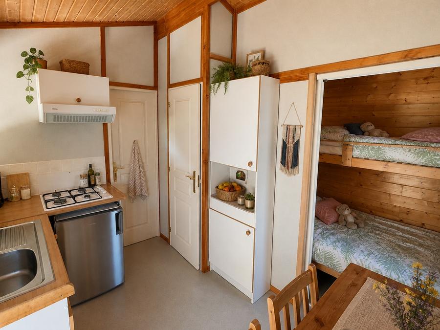 Chalet 5 personnes - ROMARIN basique + 9