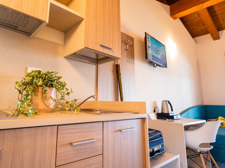 Studio 3 personnes - Studio Deluxe (2 adultes et 1 enfant max) 1