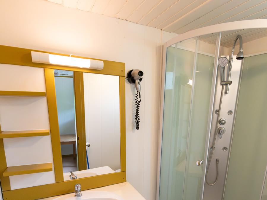 Chalet 5 personnes - Chalet Standard Cabane mezzanine 25m² - 1 chambre + Terrasse couverte - 5/7 pers 13