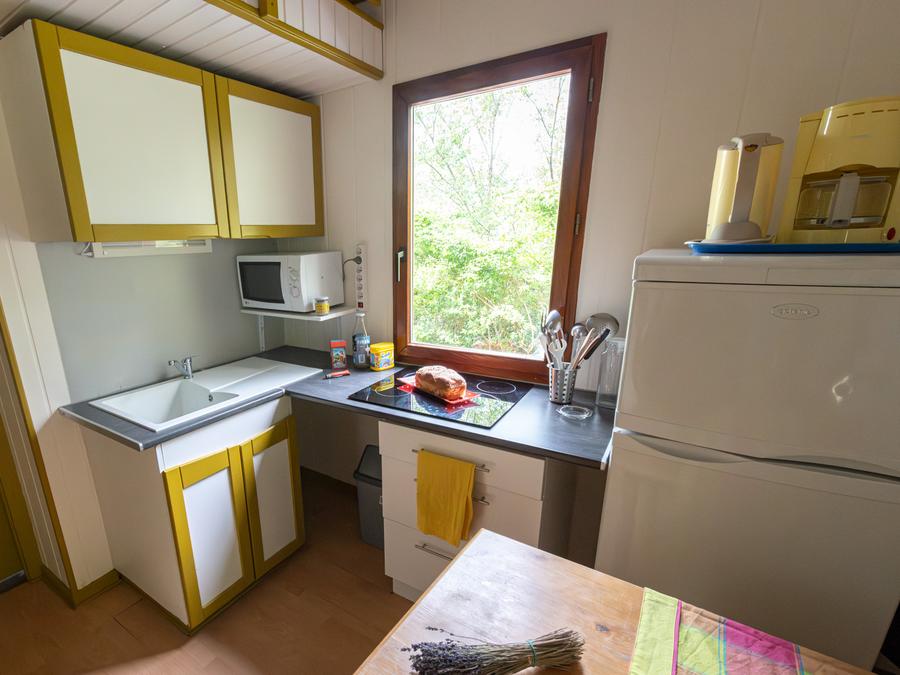 Chalet 5 personnes - Chalet Standard Cabane mezzanine 25m² - 1 chambre + Terrasse couverte - 5/7 pers 12