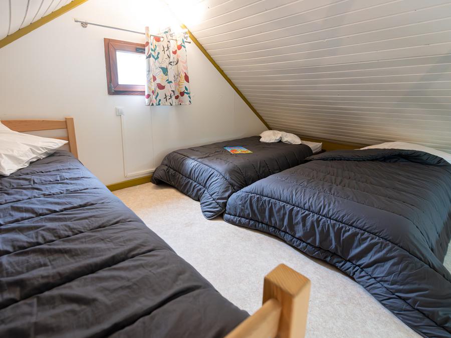 Chalet 5 personnes - Chalet Standard Cabane mezzanine 25m² - 1 chambre + Terrasse couverte - 5/7 pers 11