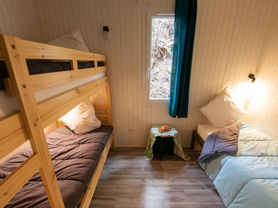Chalet 5 personnes - Chalet Confort Authentik 34m² - 2 chambres + Terrasse couverte - 5/7 pers 8