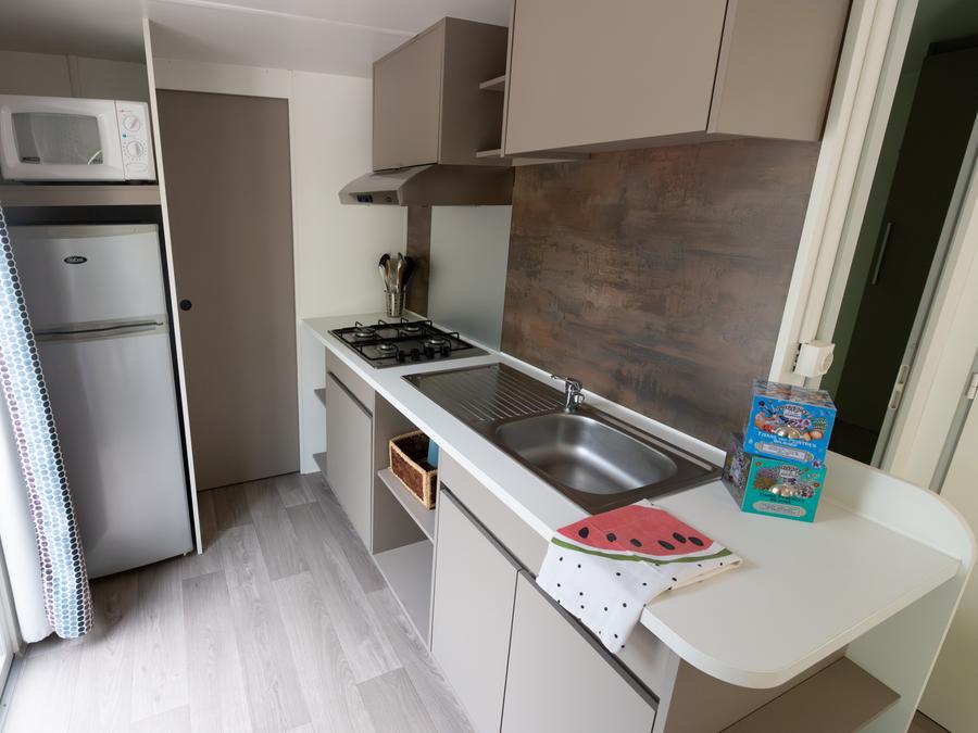 Mobilhome 4 personnes - Mobil-home Standard Cocoon 28m² - 2 chambres + Terrasse avec parasol - 4 pers 9