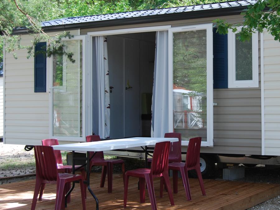 Mobilhome 4 personnes - Mobil-home Standard Cocoon 28m² - 2 chambres + Terrasse avec parasol - 4 pers 5
