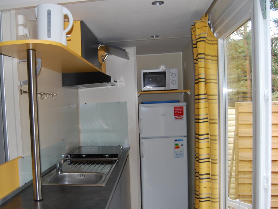 Mobilhome 4 personnes - Mobil-home Standard Cocoon 28m² - 2 chambres + Terrasse avec parasol - 4 pers 4