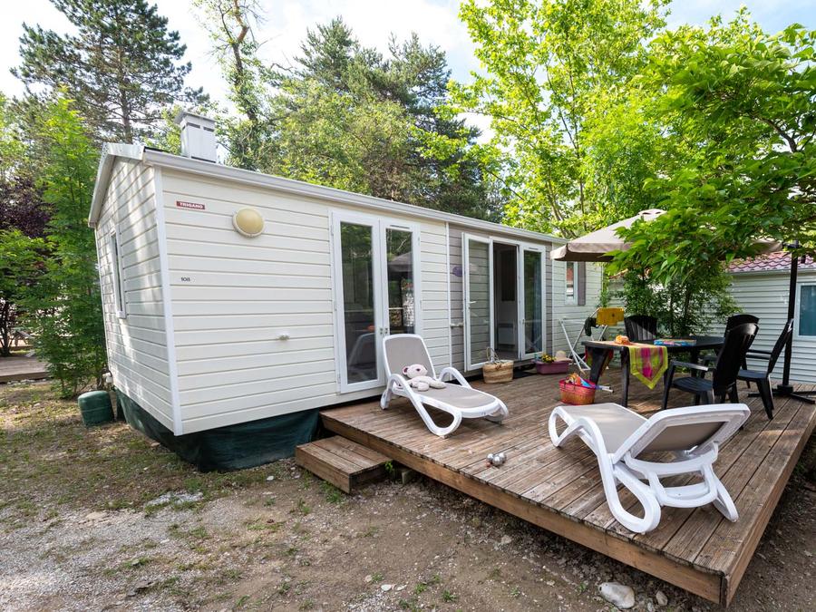 Mobilhome 4 personnes - Mobil-home Standard Cocoon 28m² - 2 chambres + Terrasse avec parasol - 4 pers 6