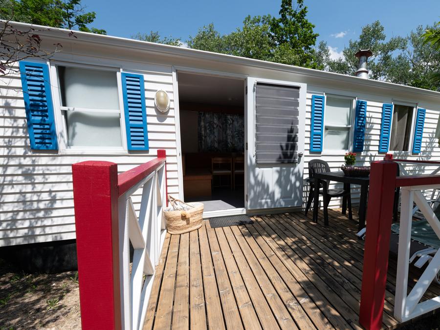 Mobilhome 4 personnes - Mobil-home Standard Escapade 23m² - 2 chambres + Terrasse avec parasol - 4 pers 7