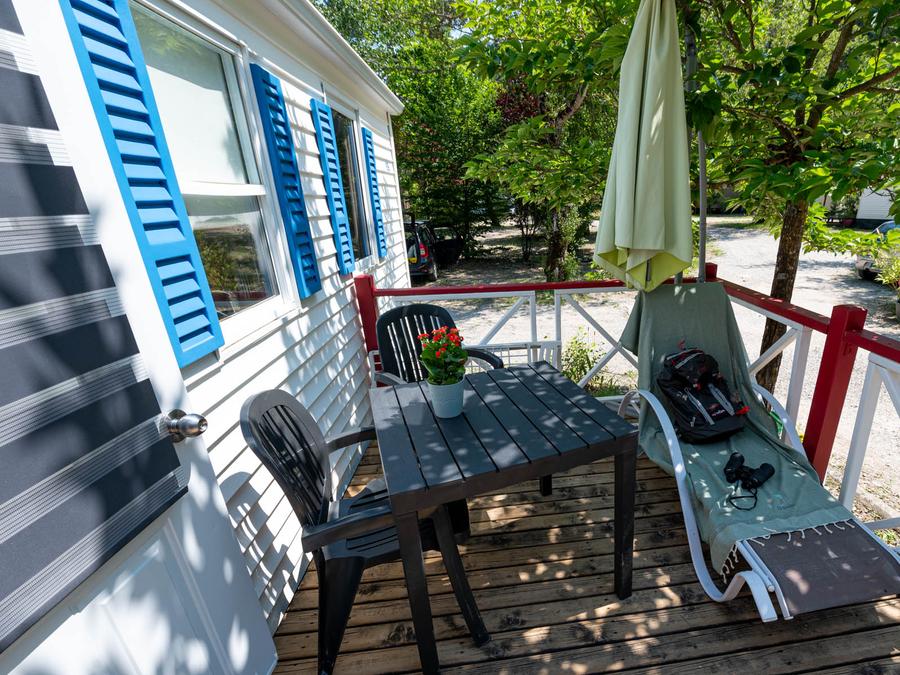 Mobilhome 4 personnes - Mobil-home Standard Escapade 23m² - 2 chambres + Terrasse avec parasol - 4 pers 13