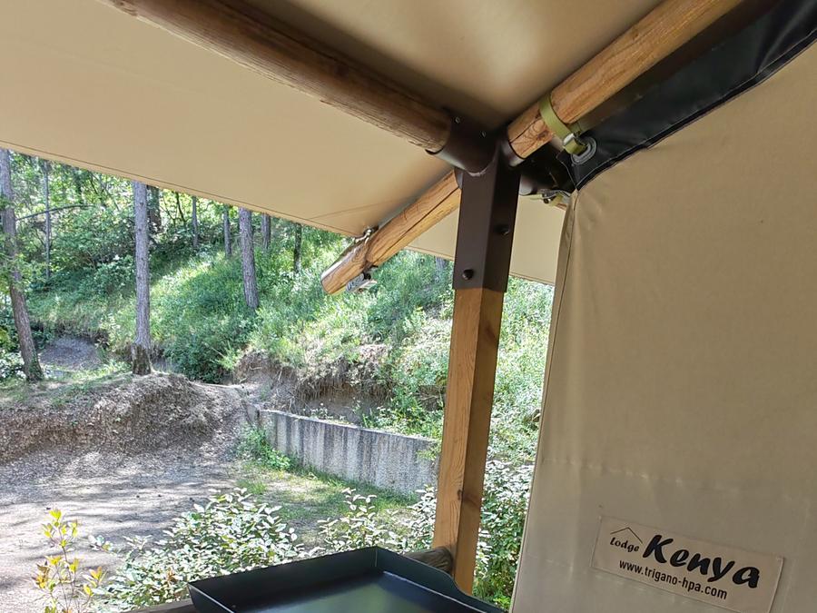 Tente en toile et en bois 5 personnes - Lodge Insolite Pinède 46m² - 2 chambres + Terrasse couverte + Plancha - 5/7 pers 17