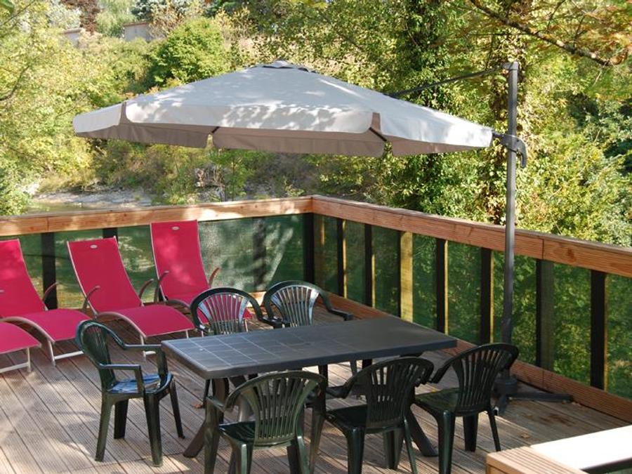 Mobilhome 4 personnes - Mobil-home Premium Riviera 28m² proximité rivière- 2 chambres + Terrasse couverte - 4 pers 3