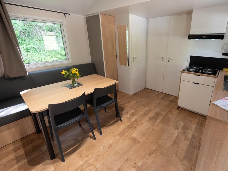 Mobilhome 6 personnes - Mobil-home Premium Trendy 33m² proximité rivière- 3 chambres + terrasse couverte - 6 pers 1