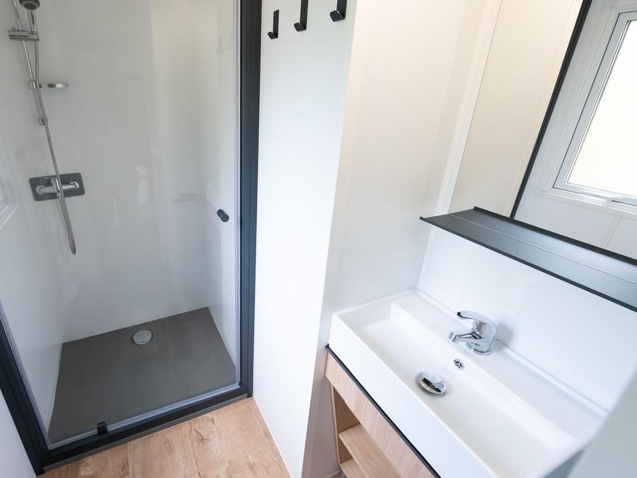 Mobilhome 6 personnes - Mobil-home Premium Trendy 33m² proximité rivière- 3 chambres + terrasse couverte - 6 pers 5