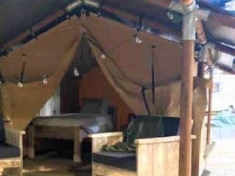 Tente en toile et en bois 2 personnes - Lodge Insolite Bivouac (sans sanitaires, sans cuisine) (1ch- 1/2pers) 1/2 pers 0