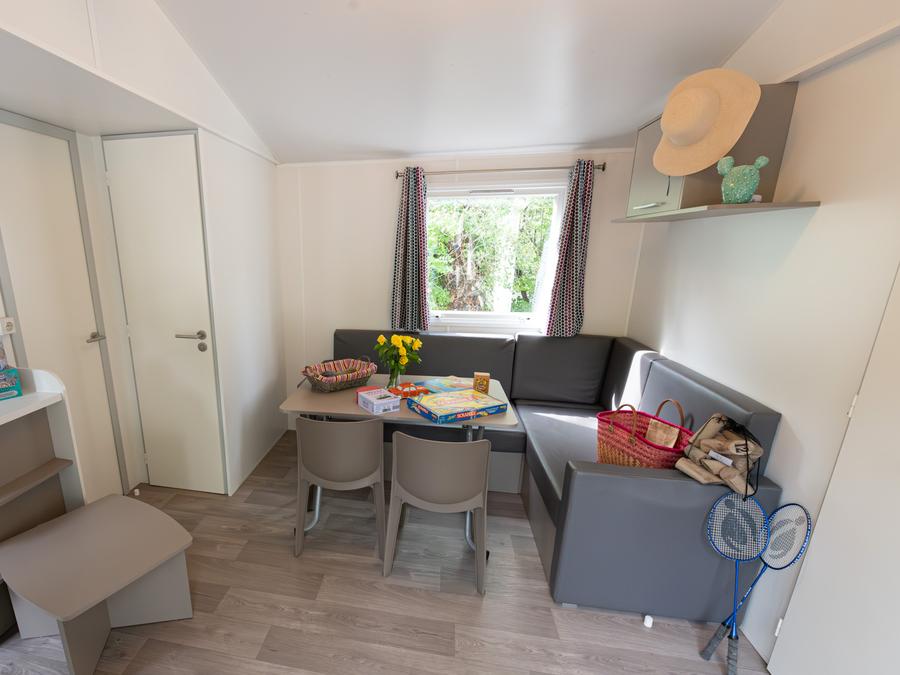 Mobilhome 4 personnes - Mobil-Home Confort Cocoon Clim 28m² (2ch-4pers) + Terrasse couverte + Clim - Tarif 1 à 4 pers. 4 pers 0