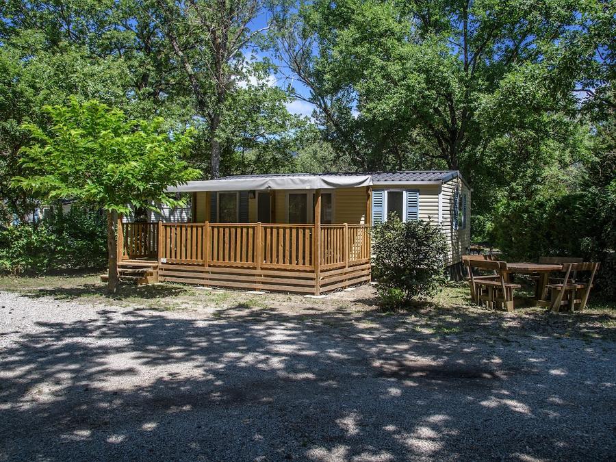 Mobilhome 6 personnes - Mobil-Home Confort Relax Clim 33m² (3ch-6pers) + Terrasse couverte + Clim - Tarif 1 à 6 pers. 6 pers 0