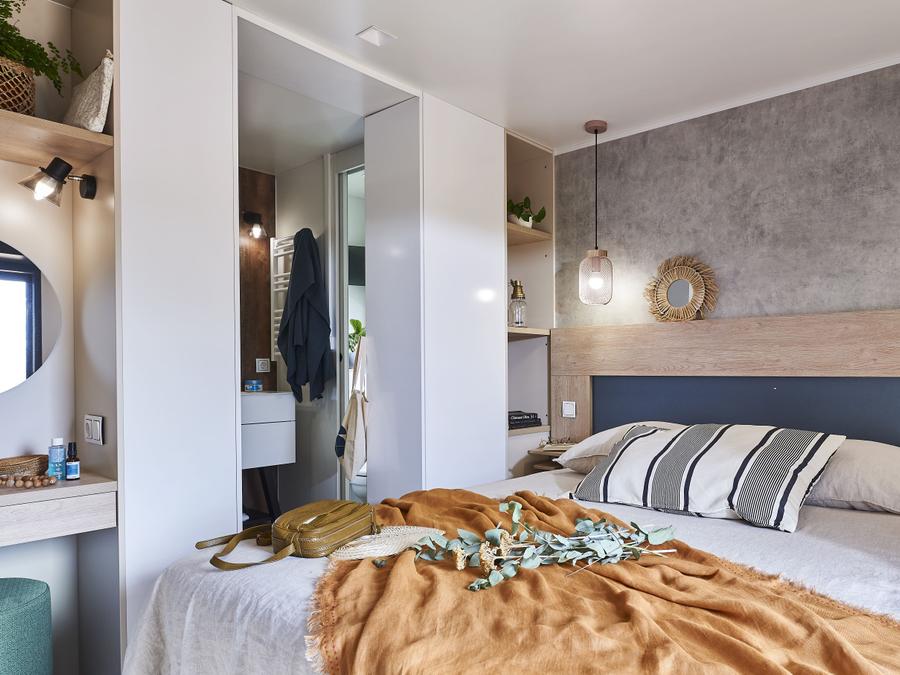 Mobilhome 6 personnes - Crecy : KING - 3 Chambres - 2 SDB - 1 TV - AVEC CLIMATISEUR - DRAPS ET SERVIETTES INCLUS 1/6 pers 5