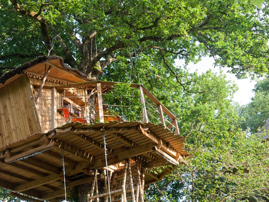 Hébergement 4 personnes - Cabane dans les arbres (avec toilettes sèches, sans douche) 0