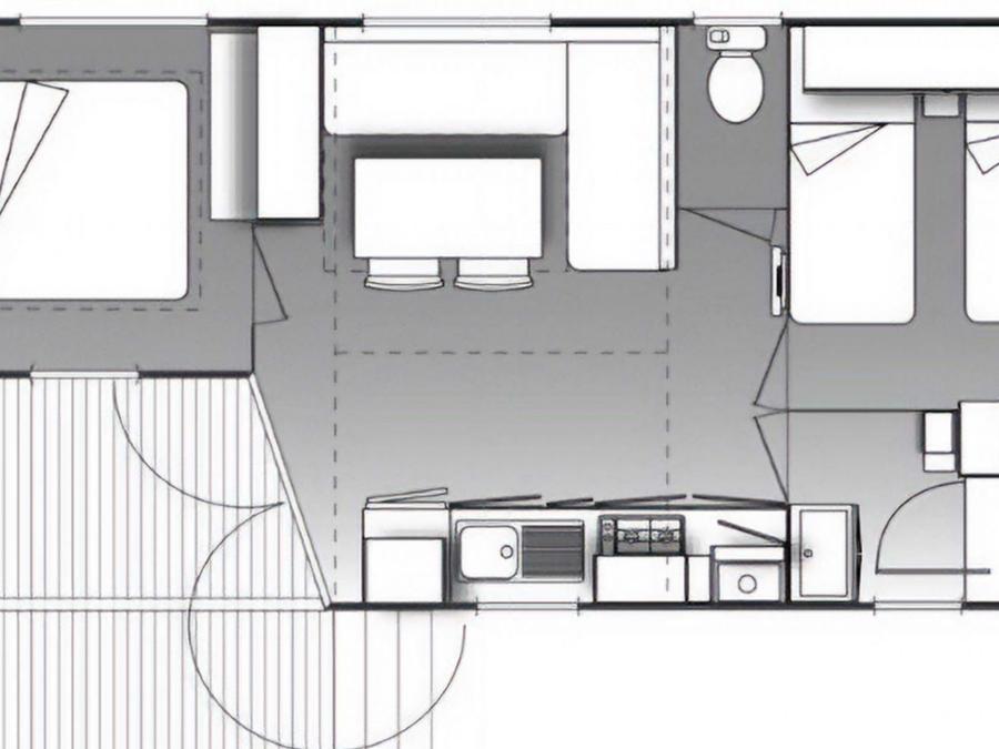 Mobilhome 4 personnes - Le Berger Confort+ 3