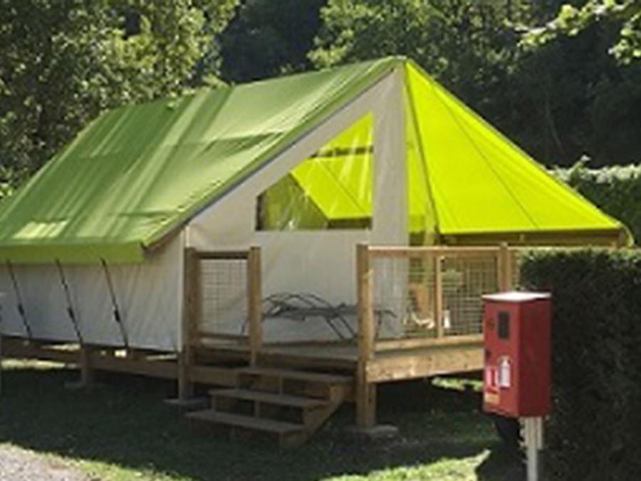 Tente en toile et en bois 5 personnes - Ecolodge Junior 0