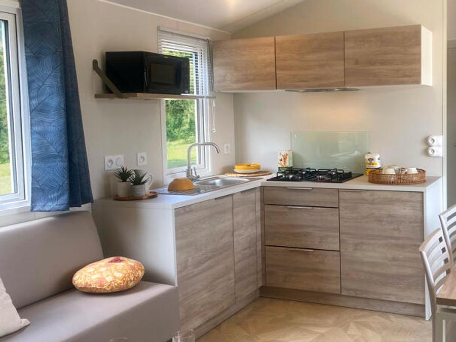 Mobilhome 6 personnes - Prestige climatisé avec SPA, 3 Ch, 2 Salles d'eau, 2 WC (année 2025) 1