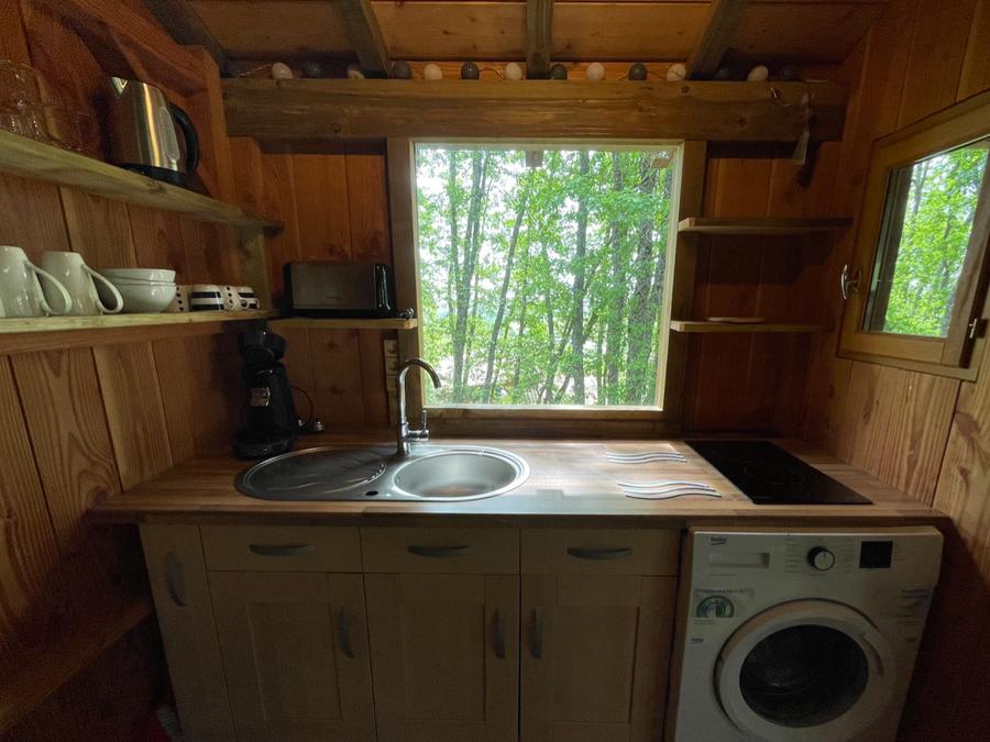 Insolite 6 personnes - Cabane perchée familiale avec jacuzzi dans les bois 1/6 pers 4