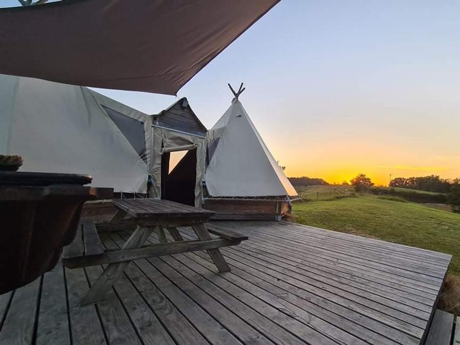 Hébergement 7 personnes - Tipi Lodge 6/7 pers 9