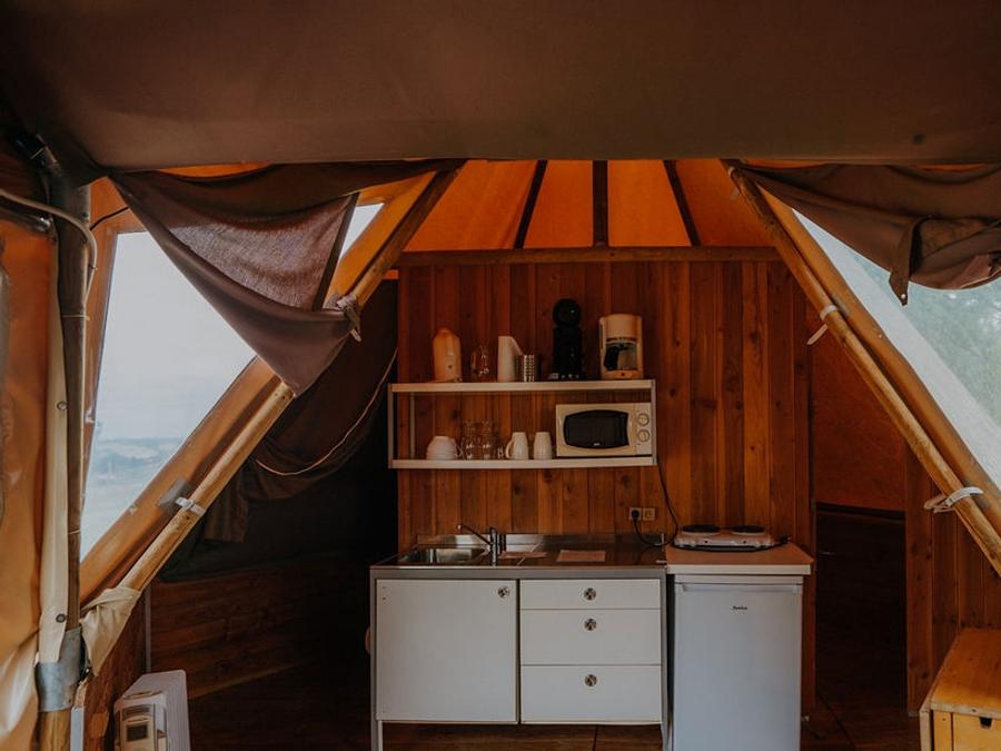 Hébergement 7 personnes - Tipi Lodge 6/7 pers 6