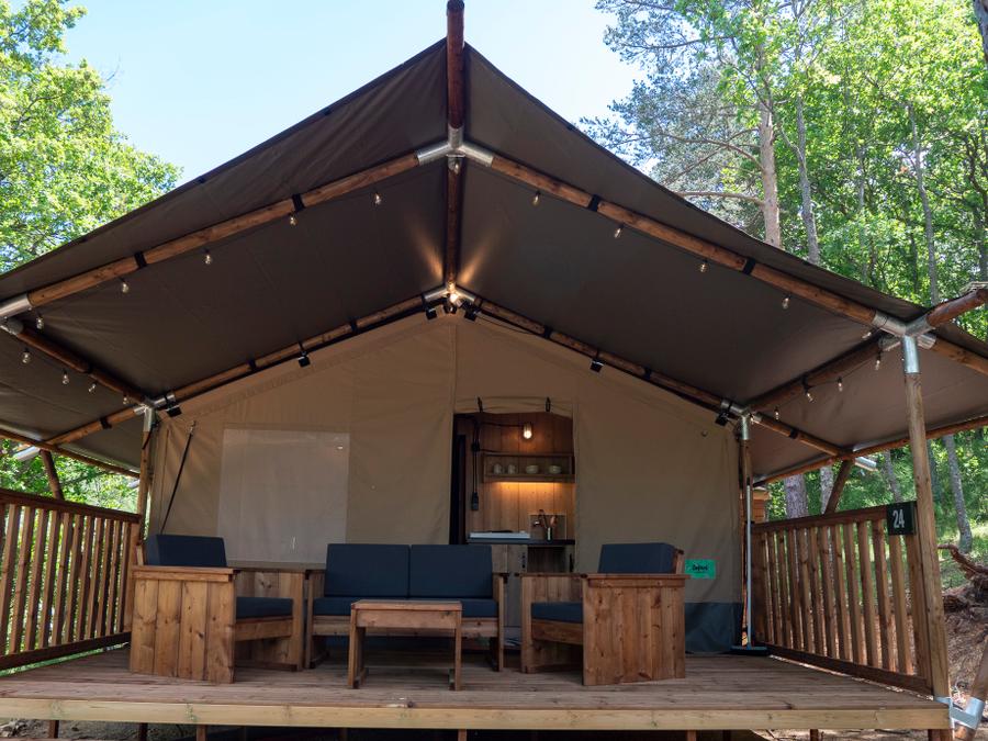 Lodge 4 personnes - Safari Lodge LUXE avec sanitaires 8