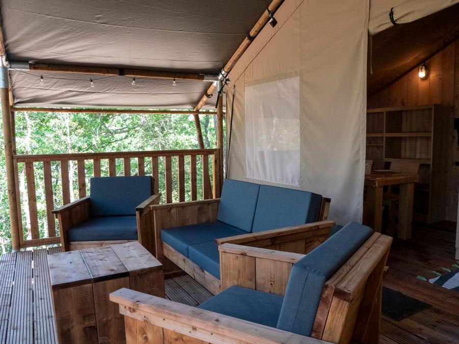 Lodge 4 personnes - Safari Lodge LUXE avec sanitaires 7