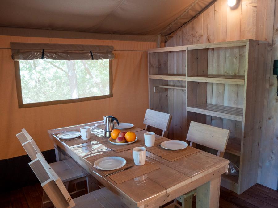 Lodge 4 personnes - Safari Lodge LUXE avec sanitaires 6