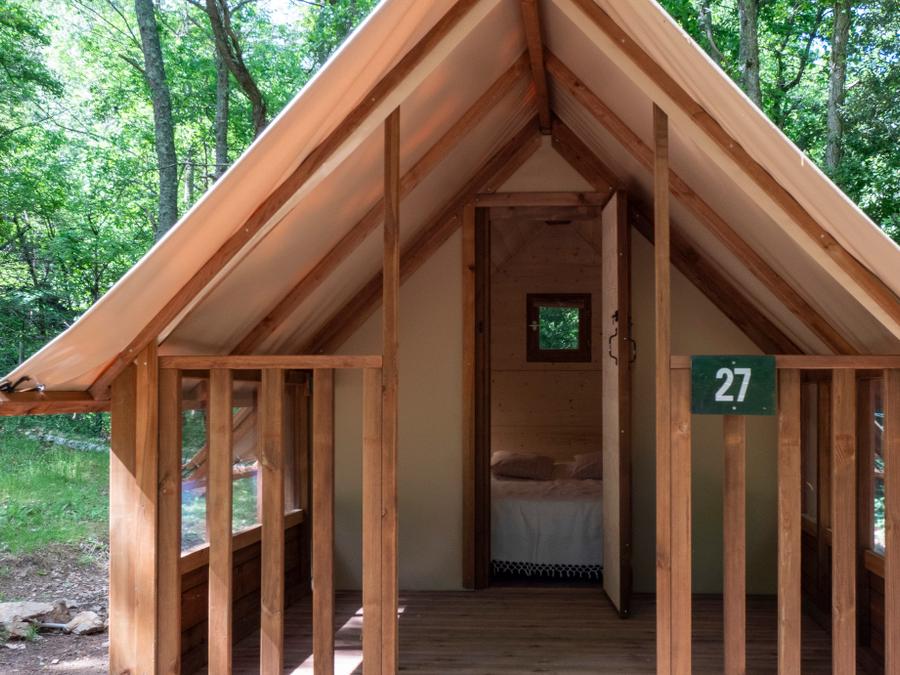 Tente en toile et en bois 2 personnes - Bivouac isolé Rando 1