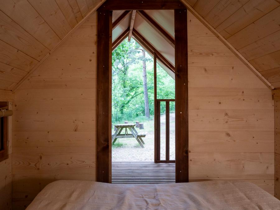 Tente en toile et en bois 2 personnes - Bivouac isolé Rando 4