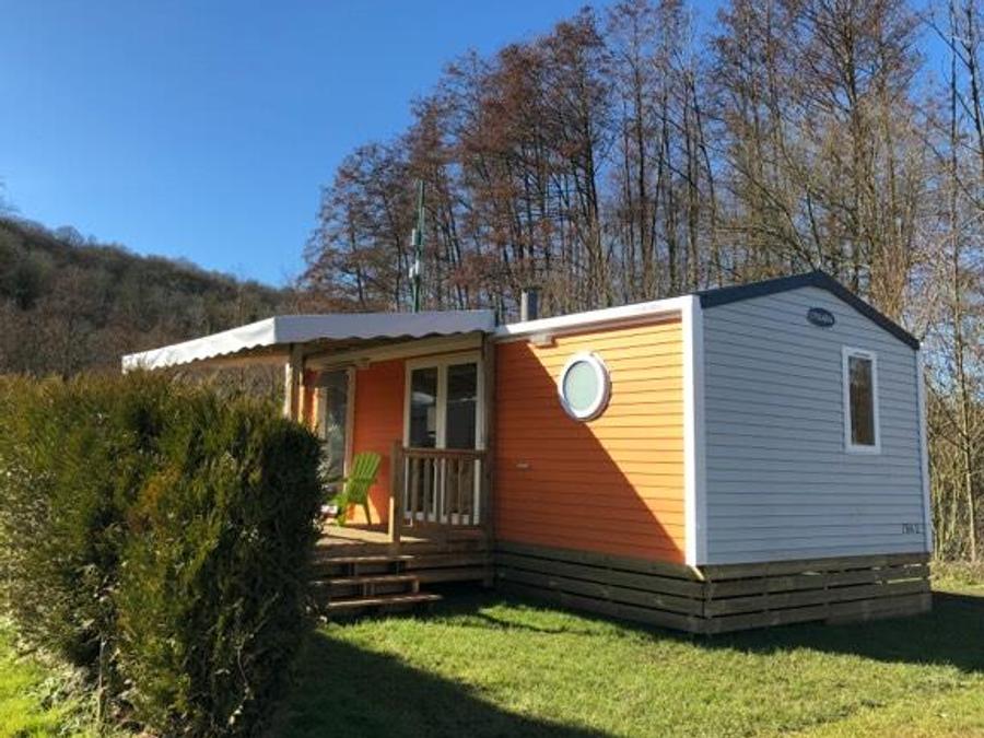 Mobilhome 4 personnes - PREMIUM - 2 chambres - TV - avec terrasse couverte - lave vaisselle 1/4 pers 0