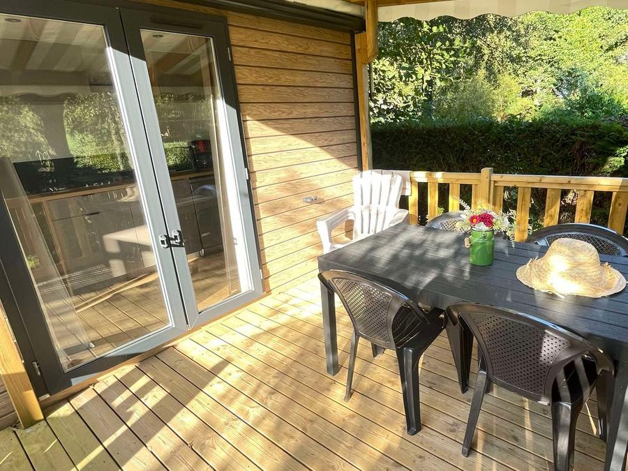 Mobilhome 4 personnes - PREMIUM - 2 chambres - TV - avec terrasse couverte - lave vaisselle 1/4 pers 8
