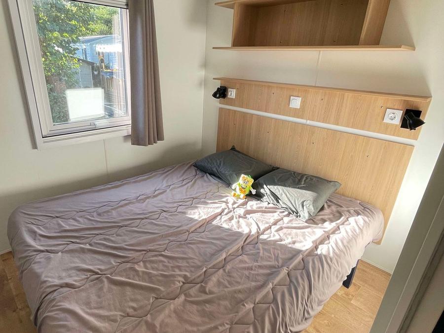 Mobilhome 4 personnes - PREMIUM - 2 chambres - TV - avec terrasse couverte - lave vaisselle 1/4 pers 6