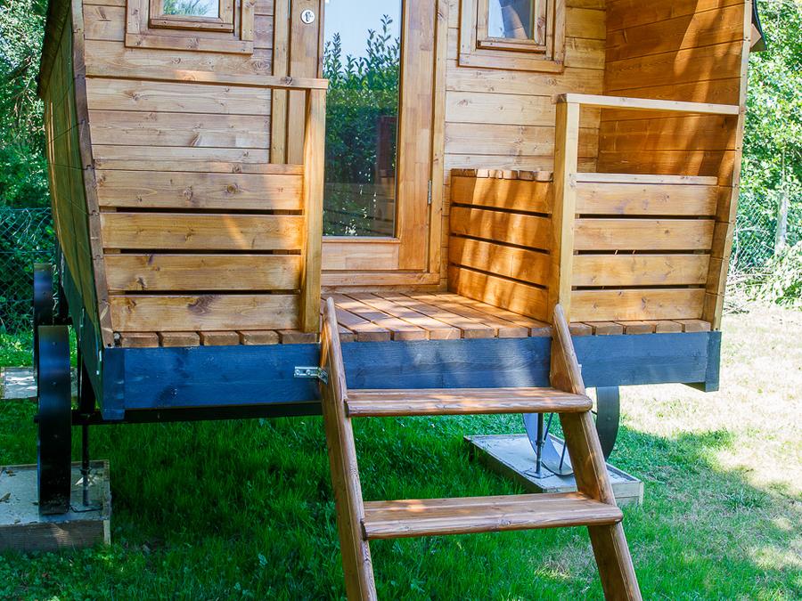 Tiny house 2 personnes - Tonneau ou Roulotte - INSOLITE NATURE - 1 Chambre - sans sanitaires, sans TV 4