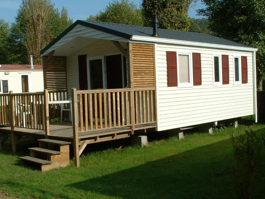 Mobilhome 2 personnes - Mobil-Home - CONFORT - 1 Chambre - TV - Terrasse semi-couverte 0