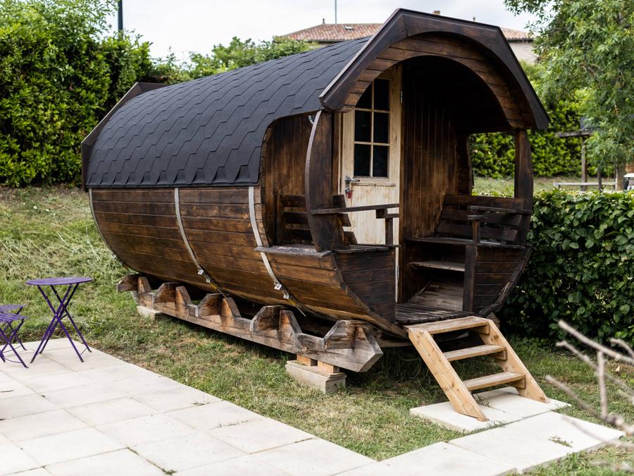 Hébergement 2 personnes - Chambre Tonneau BARREL - 1 chambre (sans sanitaires) 1