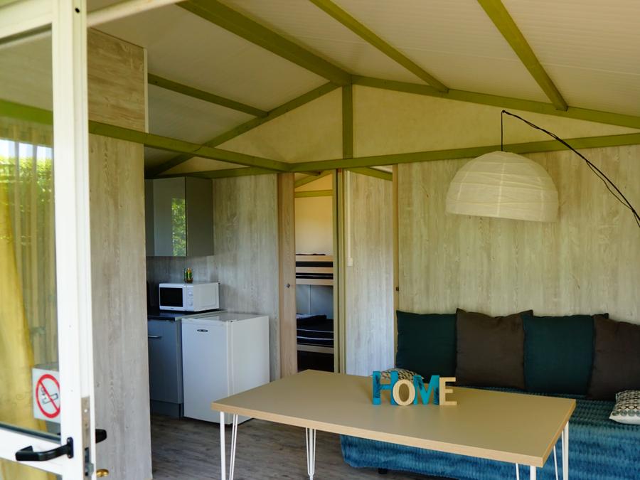 Chalet 4 personnes - 25m² / 2 chambres - Terrasse couverte 13