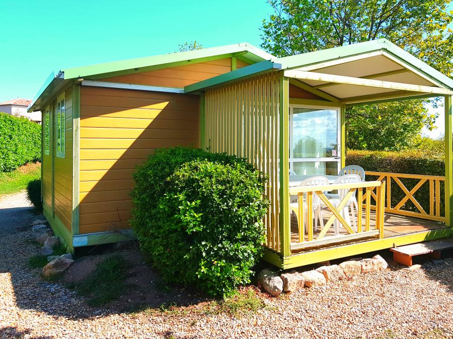 Chalet 4 personnes - 25m² / 2 chambres - Terrasse couverte 9