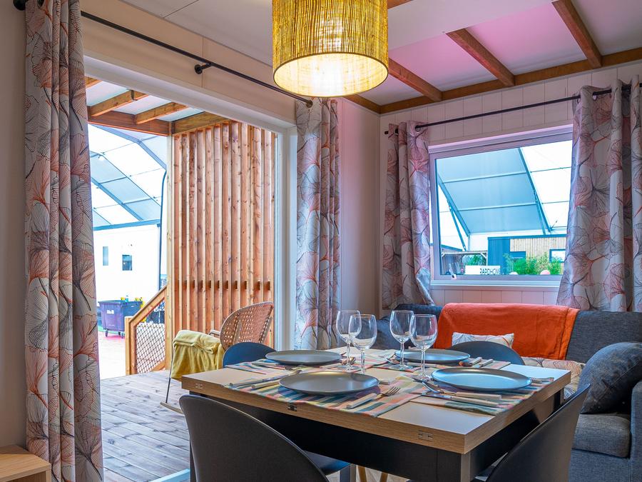 Chalet 4 personnes - 25m² / 2 chambres - Terrasse couverte 15