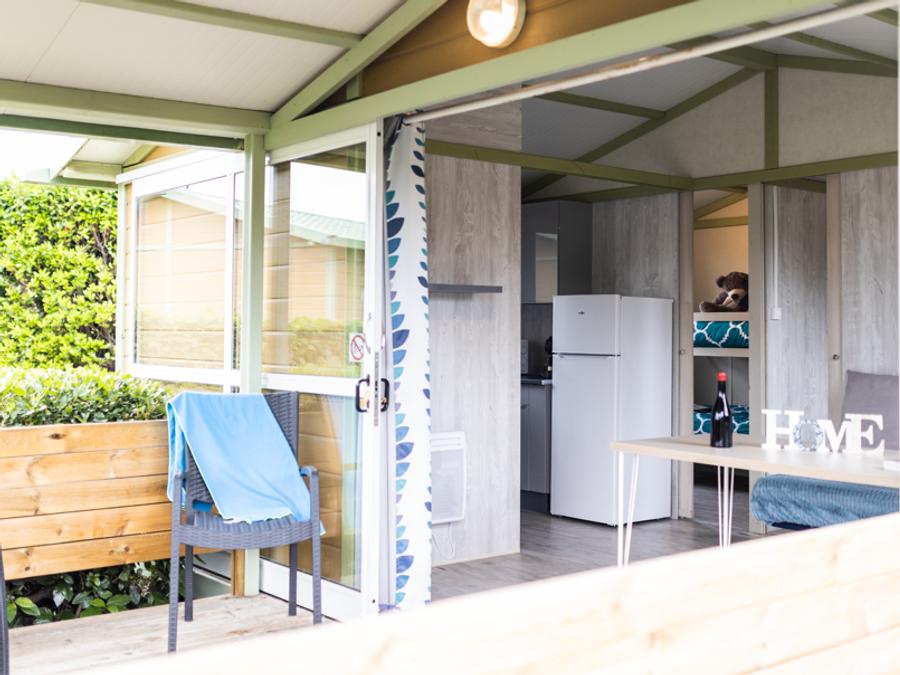 Chalet 4 personnes - 25m² / 2 chambres - Terrasse couverte 1