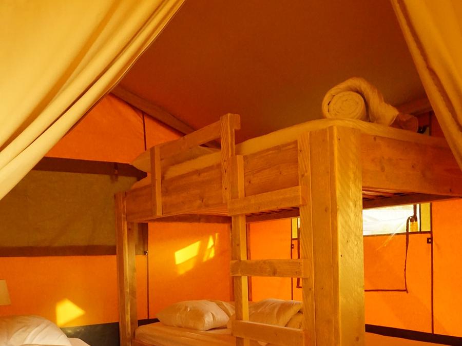 Tente en toile et en bois 5 personnes - Tente Safari 2