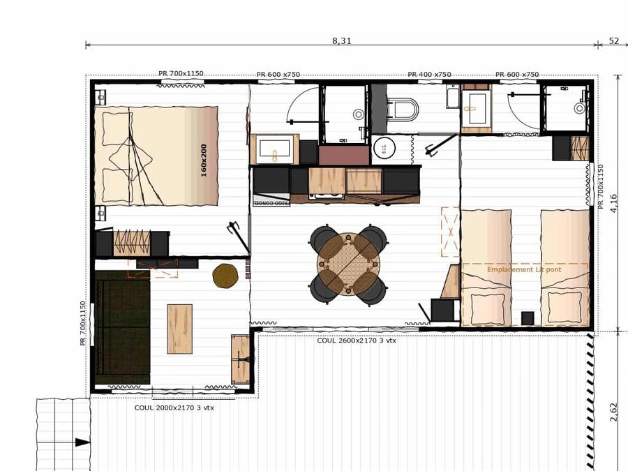 Chalet 4 personnes - Chalet Supérieur 7
