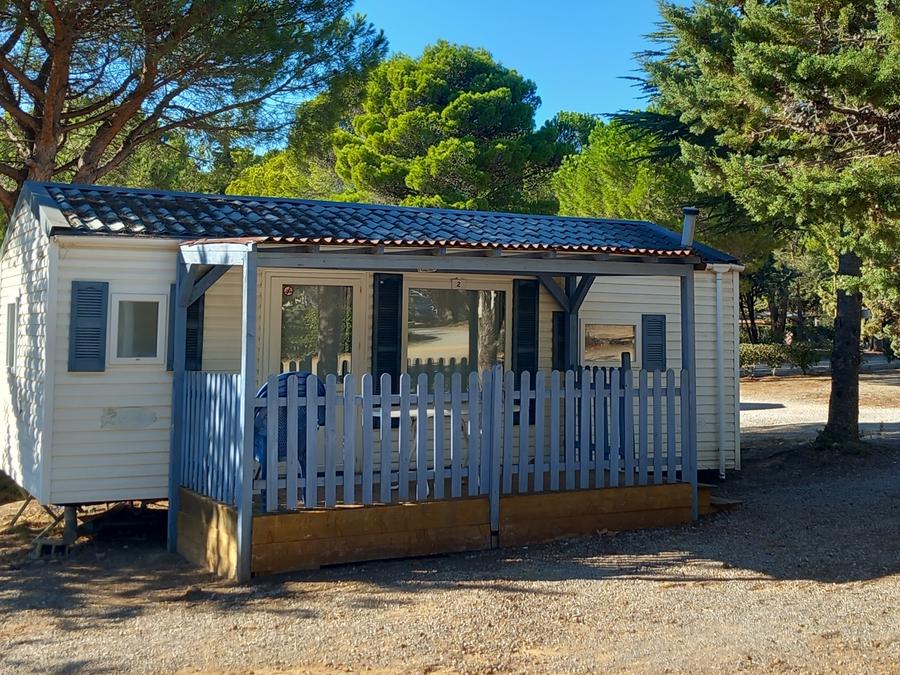 Mobilhome 4 personnes - BLEUET - 2 chambres avec terrasse couverte - 28m² 0