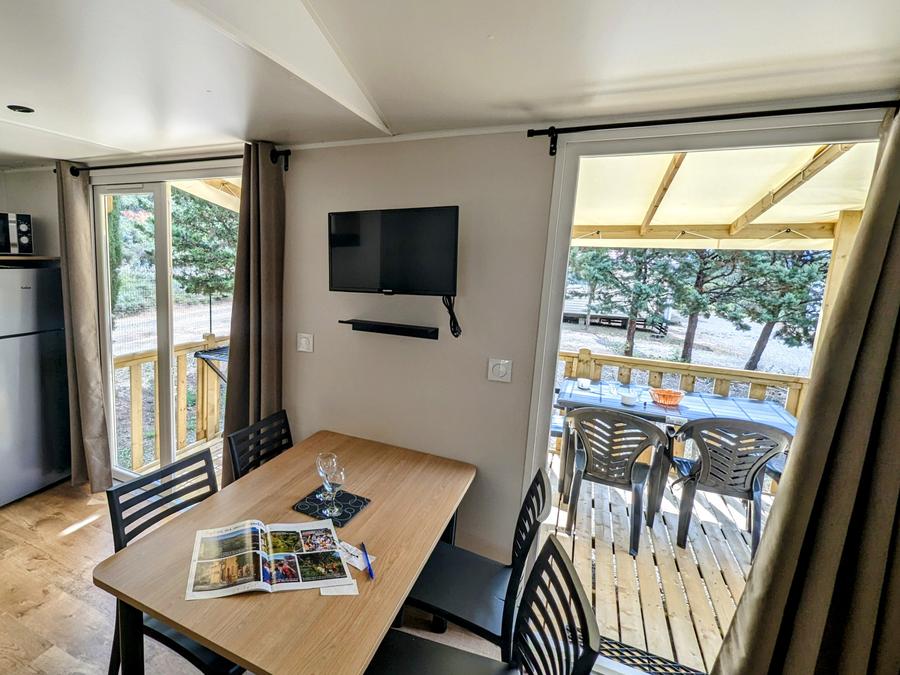 Mobilhome 4 personnes - PREMIUM - 2 chambres avec climatisation, TV et lave-vaisselle - 31m² 1